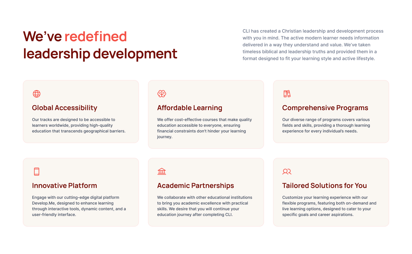 Cultivate Leader Institute screenshot 2